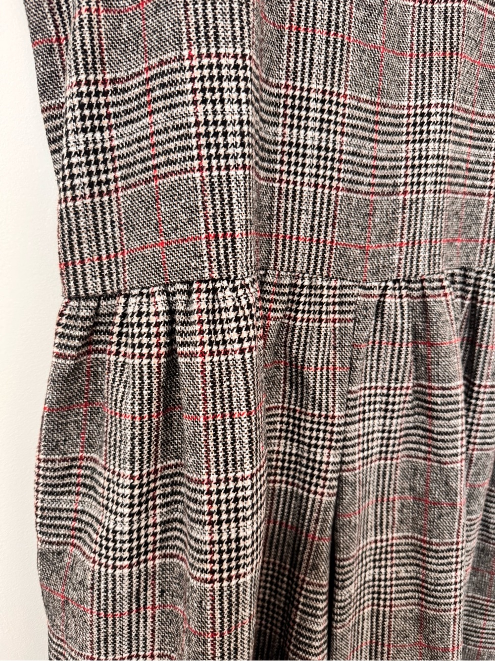 Vintage Prorsum Plaid Midi Jumper Dress Made in Korea. Vintage 1990s / Y2K era - Picture 3 of 7